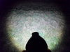 Svetelný kužeľ na blízko (2 m) - zoom na max. šírku  kužeľa