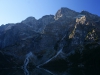 Tatry zo severnej strany, vpravo hore Mních