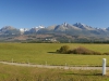 Rozlúčková panoráma Vysokých Tatier