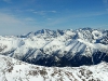 Panoráma Vysokých Tatier z vrcholu Bystrej
